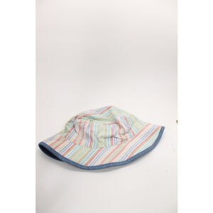 Pastel colors striped blue interior kids sun hat